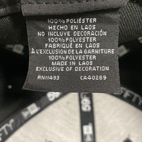 baseball MLB Oakland As new era hat red black 5950 sz 7 - Picture 8 of 11